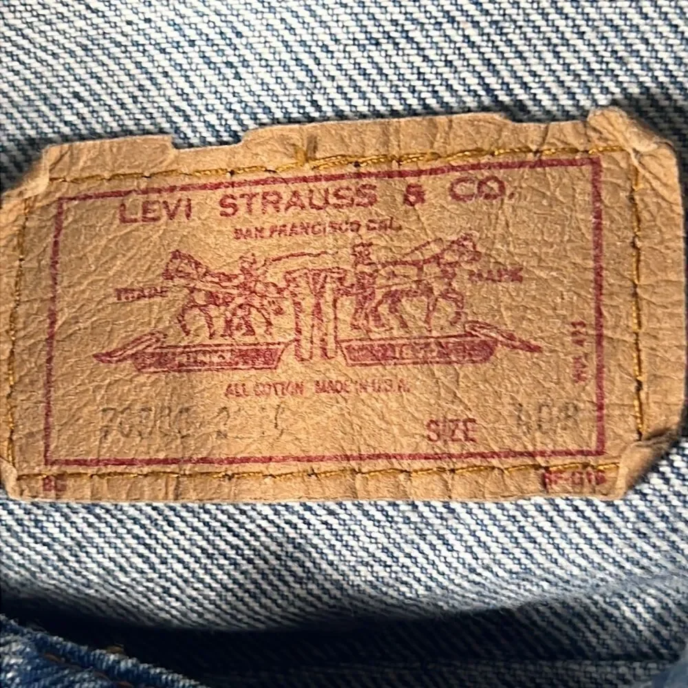 🔥🔥 True Vintage LEVI’s Original Denim Jean Jacket  - Sz 40R (Medium) - EUC‎